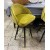Sarı Ahşap Bar Sandalyesi 