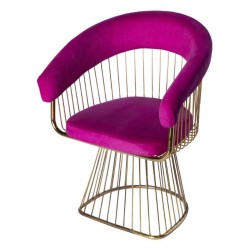 Platner Sandalye Luxury Gold